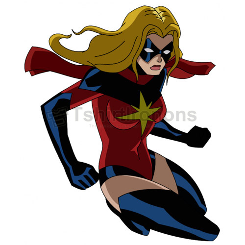 Ms.Marvel T-shirts Iron On Transfers N6496